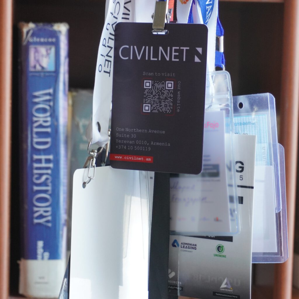CivilNet newsroom details in Yerevan